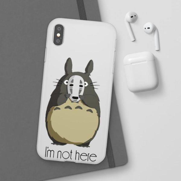 Studio Ghibli My Neighbor Totoro - Totoro I’m Not Here iPhone Cases-Accessories, My Neighbor Totoro, Phone Case, Studio Ghibli My Neighbor Totoro