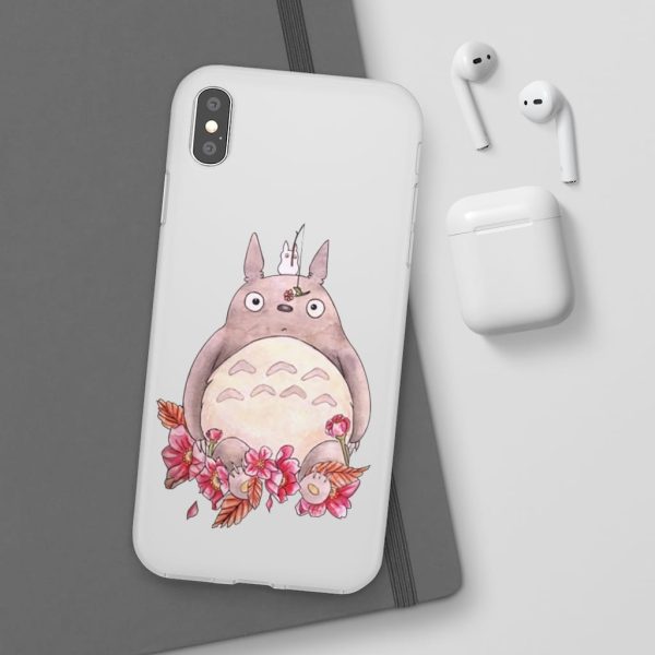 Totoro Drawing - Totoro – flower fishing iPhone Cases-Accessories, My Neighbor Totoro, Phone Case, Totoro Drawing