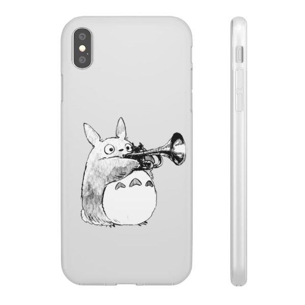 Mei My Neighbor Totoro - Totoro and the Trumpet iPhone Cases-Accessories, Mei My Neighbor Totoro, My Neighbor Totoro, Phone Case