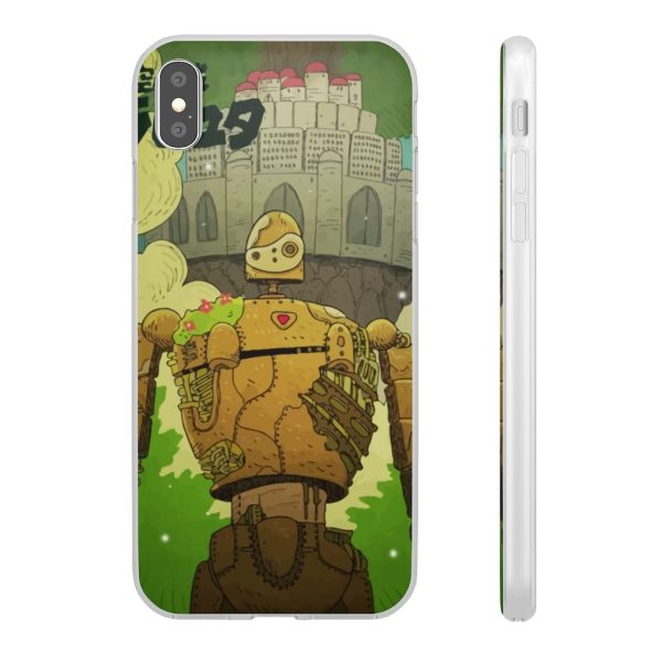 Laputa Castle In The Sky English Cast - Laputa Castle in the Sky Robot Warrior iPhone Cases-Accessories, Laputa Castle In The Sky English Cast, Laputa: Castle in the Sky, Phone Case