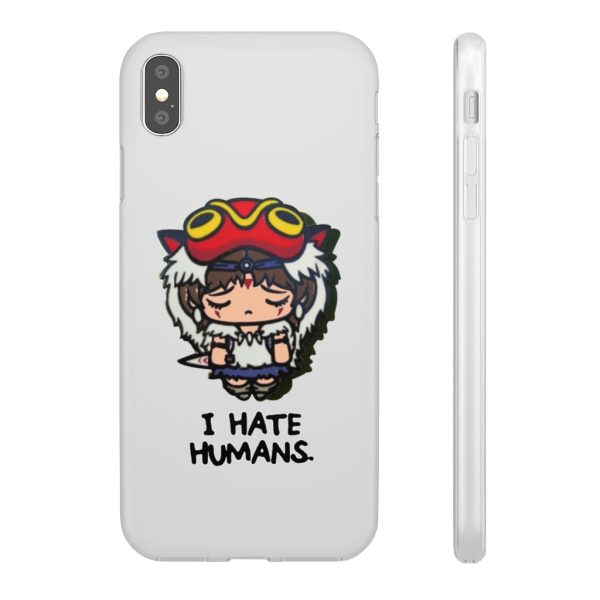 Princess Mononoke Showtimes - Princess Mononoke Chibi – I Hate Humans iPhone Cases-Accessories, Phone Case, princess mononoke, Princess Mononoke Showtimes