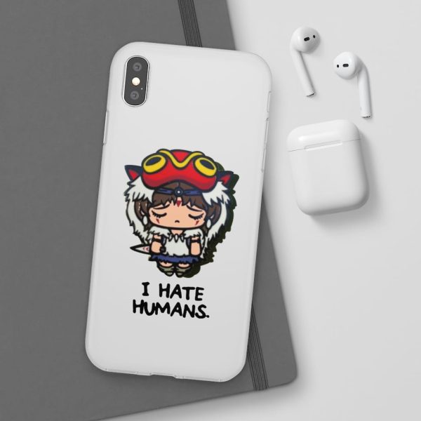 Princess Mononoke Showtimes - Princess Mononoke Chibi – I Hate Humans iPhone Cases-Accessories, Phone Case, princess mononoke, Princess Mononoke Showtimes