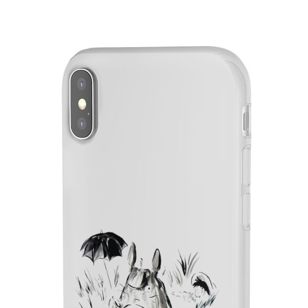 Dai-totoro - Totoro And The Girls Ink Painting iPhone Cases-Accessories, Dai-totoro, My Neighbor Totoro, Phone Case