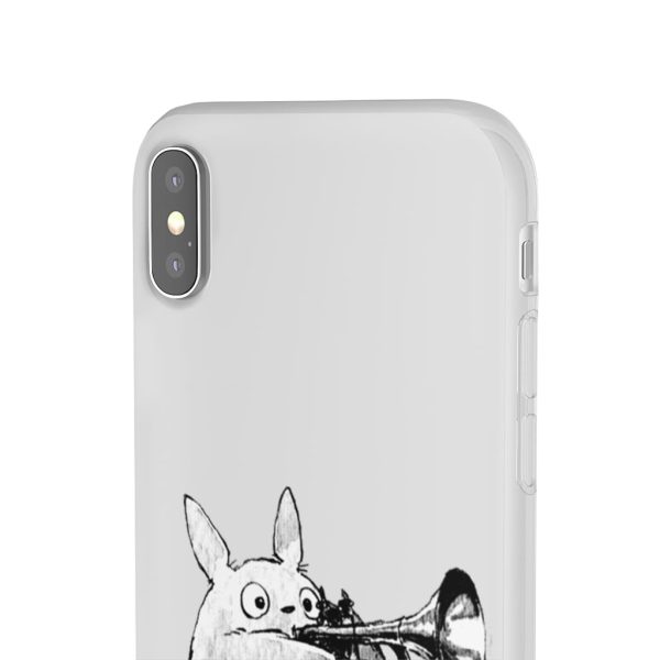 Mei My Neighbor Totoro - Totoro and the Trumpet iPhone Cases-Accessories, Mei My Neighbor Totoro, My Neighbor Totoro, Phone Case