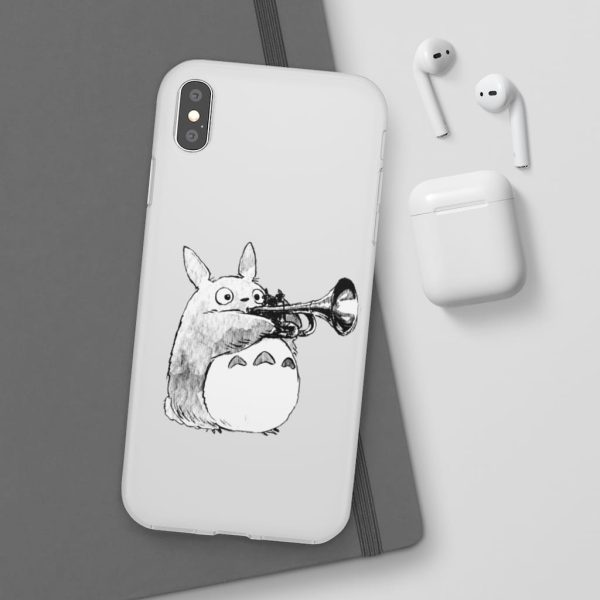 Mei My Neighbor Totoro - Totoro and the Trumpet iPhone Cases-Accessories, Mei My Neighbor Totoro, My Neighbor Totoro, Phone Case