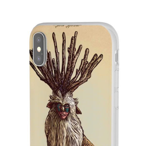 Princess Mononoke With Wolf - Princess Mononoke – Shishigami Day Time Detailed iPhone Cases-Accessories, Phone Case, princess mononoke, Princess Mononoke With Wolf