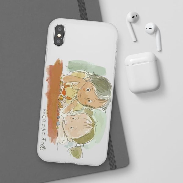 My Neighbor Totoro Japanese - My Neighbor Totoro – Mei & Satsuki Water Color iPhone Cases-Accessories, My Neighbor Totoro, My Neighbor Totoro Japanese, Phone Case