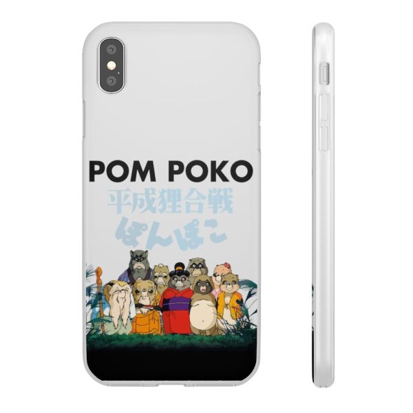 Pom Poko Poster Japanese iPhone Cases-Accessories, Phone Case, Pom Poko