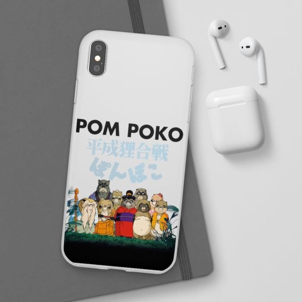 Pom Poko Poster Japanese iPhone Cases-Accessories, Phone Case, Pom Poko