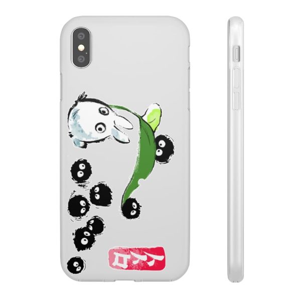 My Neighbor Totoro Satsuki - Mini Totoro and the Soot Balls iPhone Cases-Accessories, My Neighbor Totoro, My Neighbor Totoro Satsuki, Phone Case