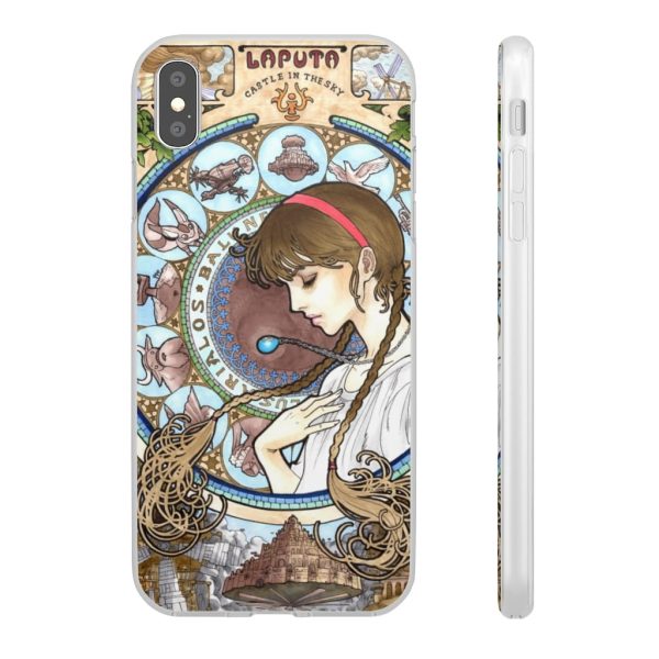 Ghibli Laputa Castle In The Sky - Laputa: Castle in The Sky – Sheeta Portrait Art iPhone Cases-Accessories, Ghibli Laputa Castle In The Sky, Laputa: Castle in the Sky, Phone Case