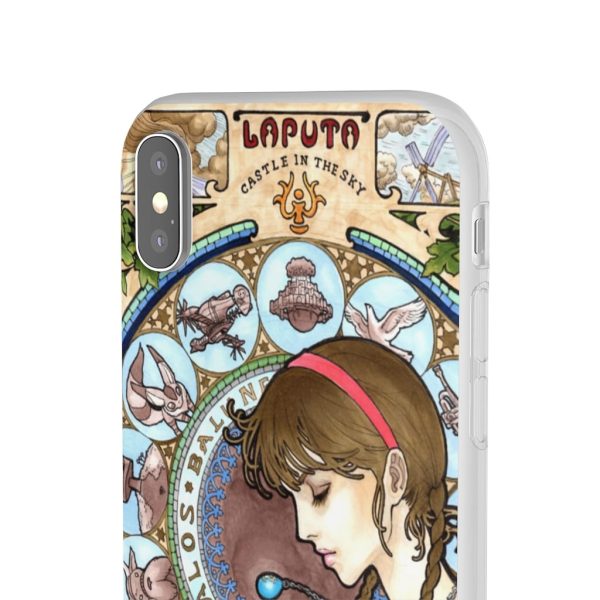 Ghibli Laputa Castle In The Sky - Laputa: Castle in The Sky – Sheeta Portrait Art iPhone Cases-Accessories, Ghibli Laputa Castle In The Sky, Laputa: Castle in the Sky, Phone Case