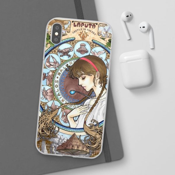 Ghibli Laputa Castle In The Sky - Laputa: Castle in The Sky – Sheeta Portrait Art iPhone Cases-Accessories, Ghibli Laputa Castle In The Sky, Laputa: Castle in the Sky, Phone Case