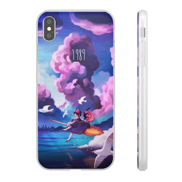 Movie Kiki's Delivery Service - Kiki’s Delivery service 1989 Illustration iPhone Cases-Accessories, Kiki's Delivery Service, Movie Kiki's Delivery Service, Phone Case