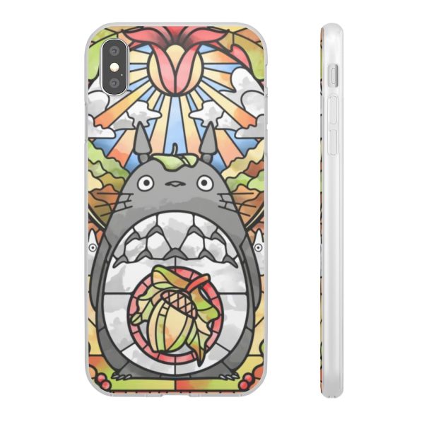 Totoro Film - Totoro Stained Glass Art iPhone Cases-Accessories, My Neighbor Totoro, Phone Case, Totoro Film