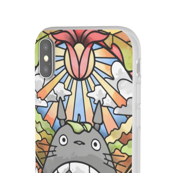 Totoro Film - Totoro Stained Glass Art iPhone Cases-Accessories, My Neighbor Totoro, Phone Case, Totoro Film