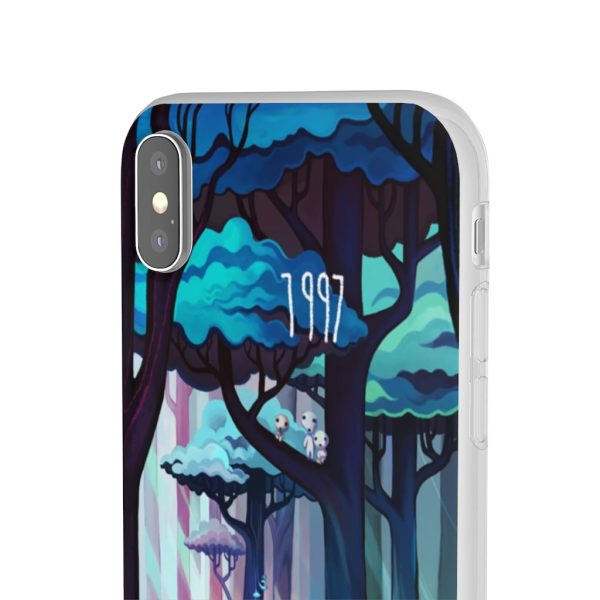 Princess Mononoke - Princess Mononoke 1997 Illustration iPhone Cases-Accessories, Phone Case, princess mononoke