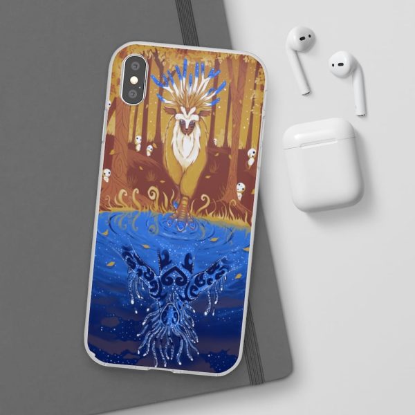 Watch Princess Mononoke - Princess Mononoke Shishigami Day and Night time iPhone Cases-Accessories, Phone Case, princess mononoke, Watch Princess Mononoke