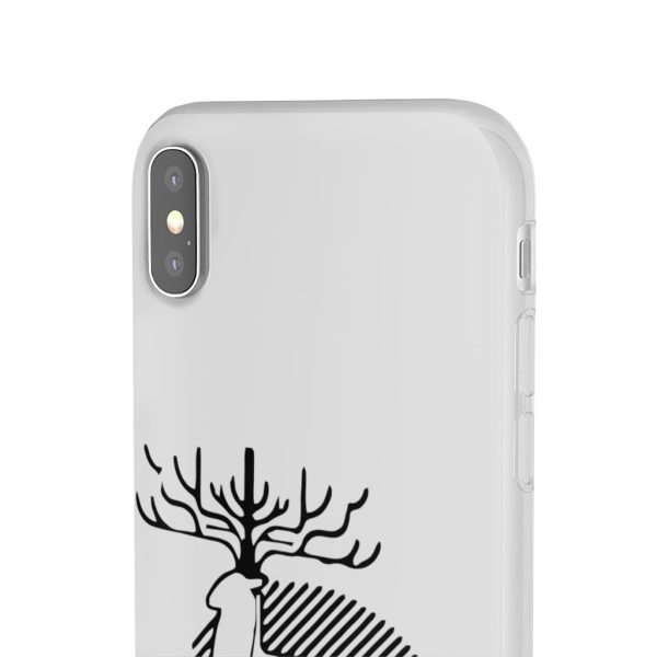 Princess Mononoke Mononoke Hime - Princess Mononoke – Shishigami Line Art iPhone Cases-Accessories, Phone Case, princess mononoke, Princess Mononoke Mononoke Hime