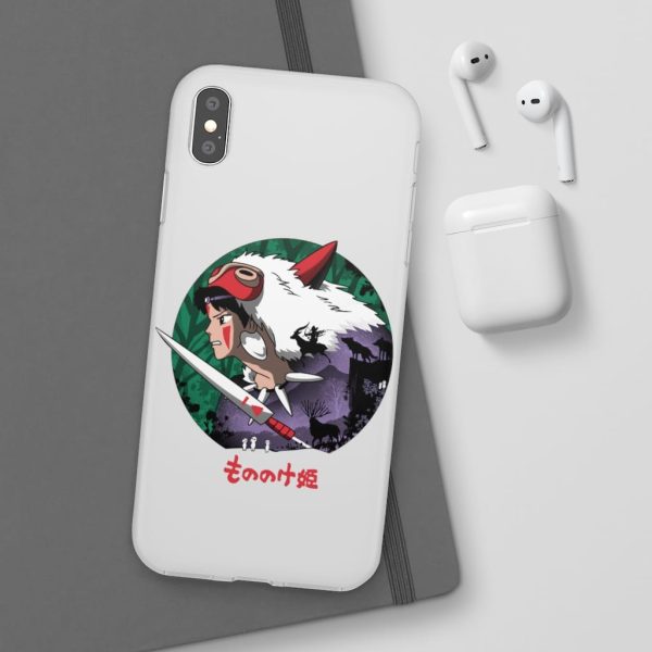 Where To Watch Princess Mononoke - Princess Mononoke’s Journey iPhone Cases-Accessories, Phone Case, princess mononoke, Where To Watch Princess Mononoke