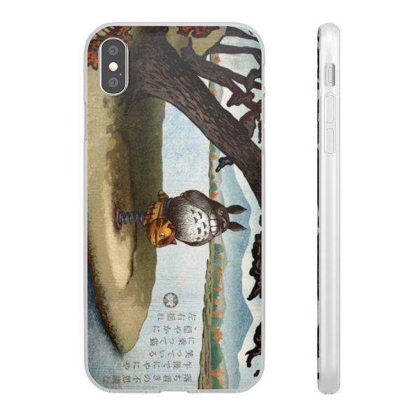 Totoro Bag - Totoro on the Catbus Spring Ride iPhone Cases-Accessories, My Neighbor Totoro, Phone Case, Totoro Bag