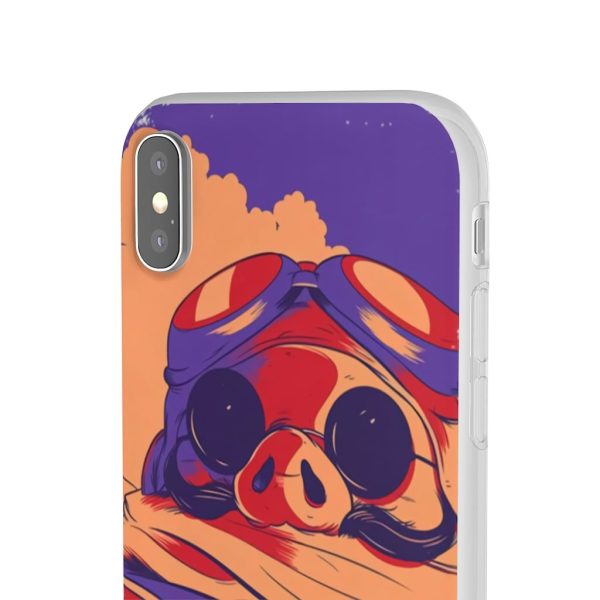 Porco Rosso Retro iPhone Cases-Accessories, Phone Case, porco rosso