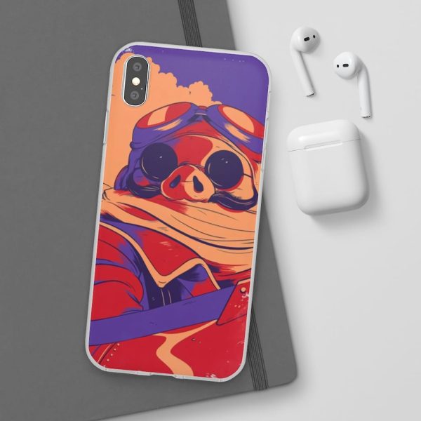 Porco Rosso Retro iPhone Cases-Accessories, Phone Case, porco rosso