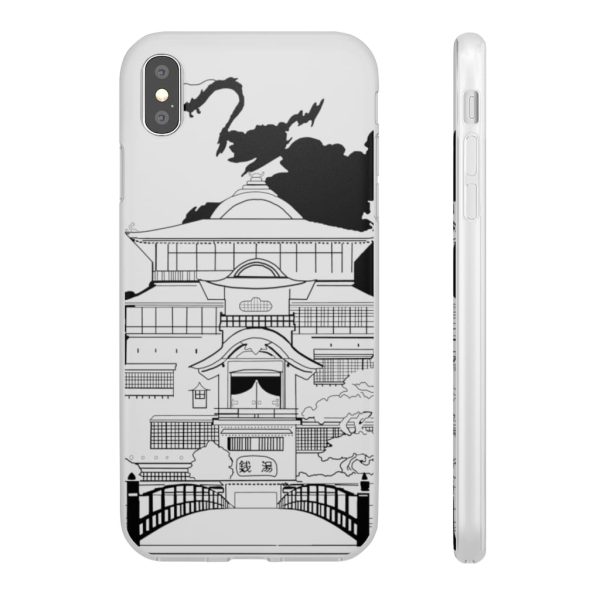 Spirited Away English Actors - Spirited Away Bathhouse illustrated Graphic iPhone Cases-Accessories, Phone Case, Spirited Away, Spirited Away English Actors