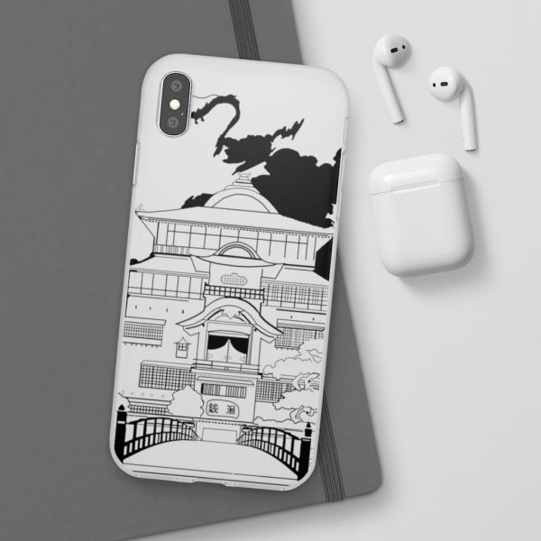 Spirited Away English Actors - Spirited Away Bathhouse illustrated Graphic iPhone Cases-Accessories, Phone Case, Spirited Away, Spirited Away English Actors