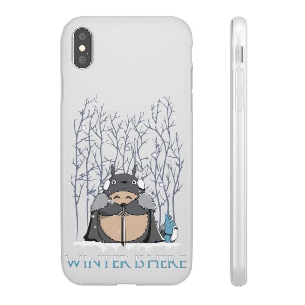 Totoro Poster - Totoro Game of Throne Winter is Here iPhone Cases-Accessories, My Neighbor Totoro, Phone Case, Totoro Poster