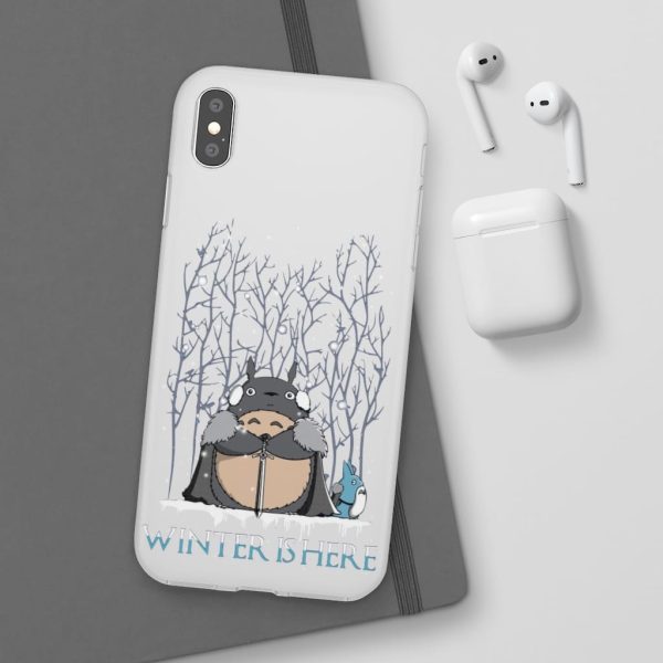 Totoro Poster - Totoro Game of Throne Winter is Here iPhone Cases-Accessories, My Neighbor Totoro, Phone Case, Totoro Poster