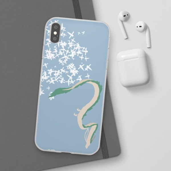 Lin Spirited Away - Spirited Away –  Flying Haku Dragon iPhone Cases-Accessories, Lin Spirited Away, Phone Case, Spirited Away