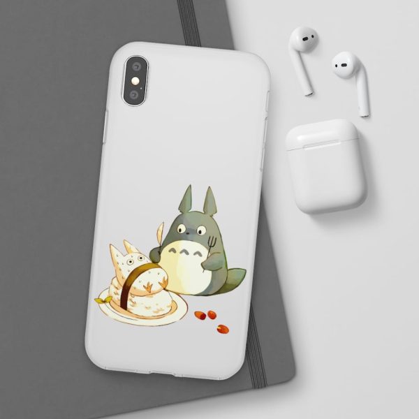 My Neighbor Totoro Characters - Totoro Sushi iPhone Cases-Accessories, My Neighbor Totoro, My Neighbor Totoro Characters, Phone Case