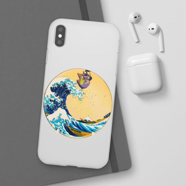 Totoro Anime - Totoro On The Waves iPhone Cases-Accessories, My Neighbor Totoro, Phone Case, Totoro Anime