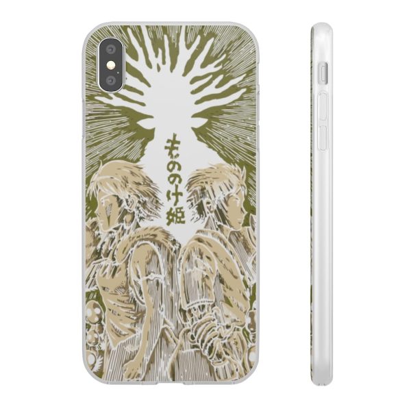 San Princess Mononoke - Princess Mononoke – San and Ashitaka iPhone Cases-Accessories, Phone Case, princess mononoke, San Princess Mononoke