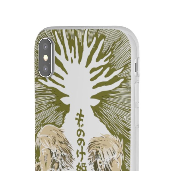 San Princess Mononoke - Princess Mononoke – San and Ashitaka iPhone Cases-Accessories, Phone Case, princess mononoke, San Princess Mononoke