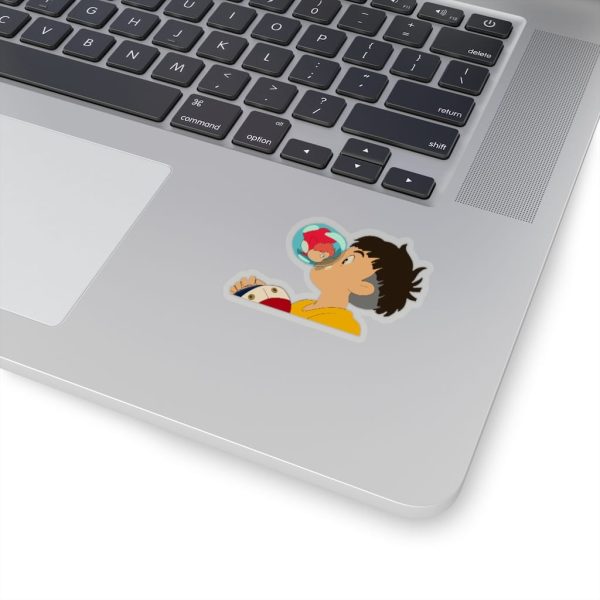 Ponyo Ramen Bowl - Ponyo The Kiss Sticker-Ponyo Ramen Bowl