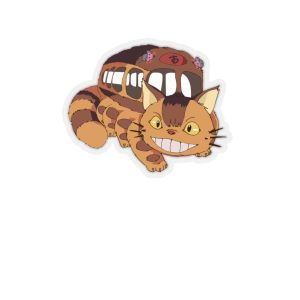 Japanese Totoro Plush - My Neighbor Totoro Smiling Cat Bus Sticker-House Decor, Japanese Totoro Plush, My Neighbor Totoro