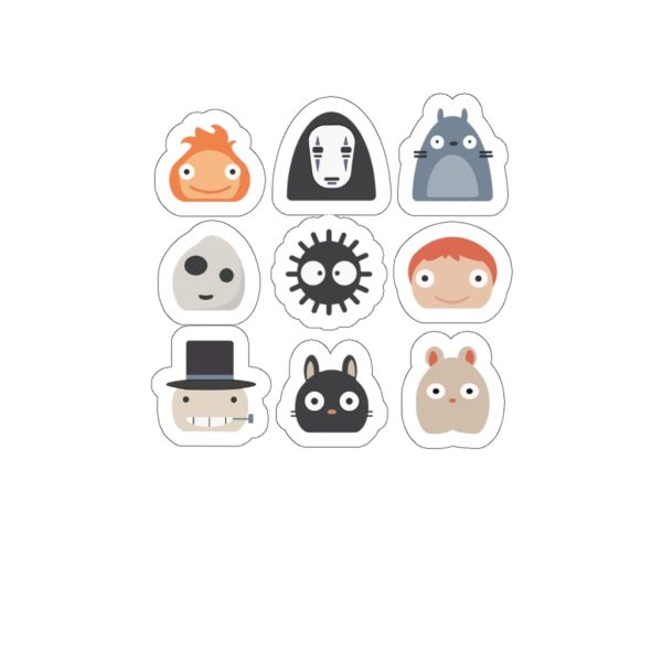 Totoro Lamp - Ghibli Studio Characters Chibi Stickers-House Decor, Howl's Moving Castle, Kiki's Delivery Service, My Neighbor Totoro, ponyo, princess mononoke, Spirited Away, Totoro Lamp