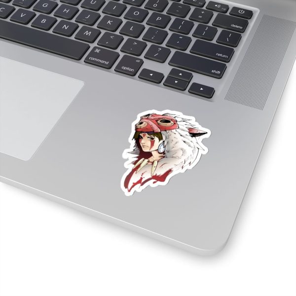 Princess Mononoke Characters - Angry Princess Mononoke Stickers-House Decor, princess mononoke, Princess Mononoke Characters