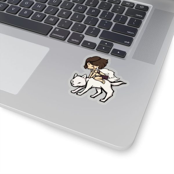 Princess Mononoke Forest Spirit Black - Princess Mononoke and the Wolf Chibi Stickers-House Decor, princess mononoke, Princess Mononoke Forest Spirit Black