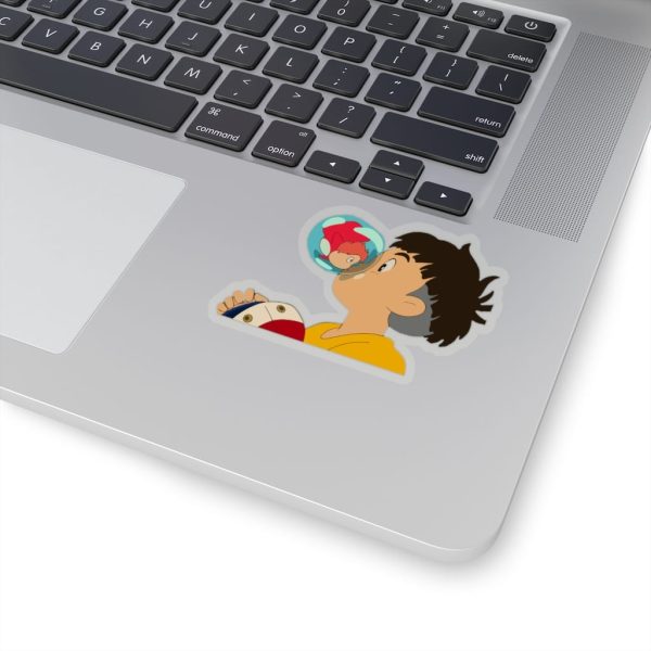 Ponyo Ramen Bowl - Ponyo The Kiss Sticker-Ponyo Ramen Bowl