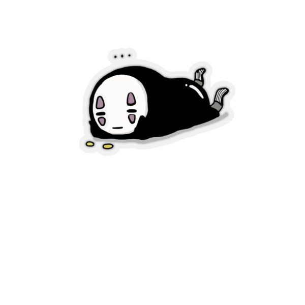 Spirited Away Wallpaper - No Face Kaonashi Lying Stickers-House Decor, kaonashi, no face, Spirited Away, Spirited Away Wallpaper