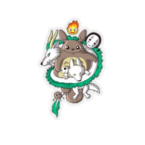 My Neighbour Totoro - Totoro and Haku Dragon Stickers-House Decor, My Neighbor Totoro, My Neighbour Totoro, Spirited Away