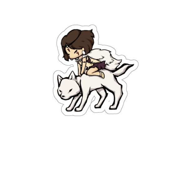 Princess Mononoke Forest Spirit Black - Princess Mononoke and the Wolf Chibi Stickers-House Decor, princess mononoke, Princess Mononoke Forest Spirit Black