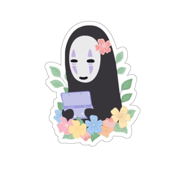 Spirited Away Duck - Spirited Away No Face Kaonashi Cute Flower Sticker-House Decor, kaonashi, no face, Spirited Away, Spirited Away Duck