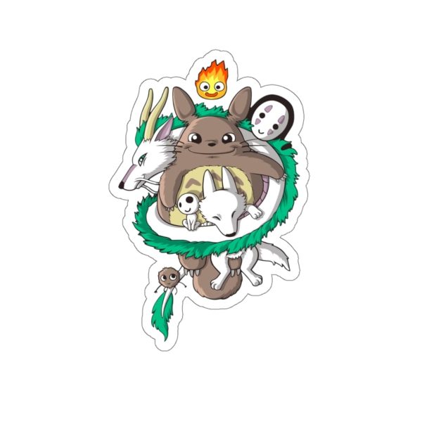 My Neighbour Totoro - Totoro and Haku Dragon Stickers-House Decor, My Neighbor Totoro, My Neighbour Totoro, Spirited Away