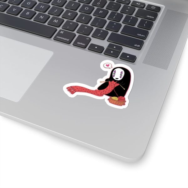 Spirited Away Japanese - Spirited Away No Face Kaonashi Knitting Stickers-House Decor, kaonashi, no face, Spirited Away, Spirited Away Japanese