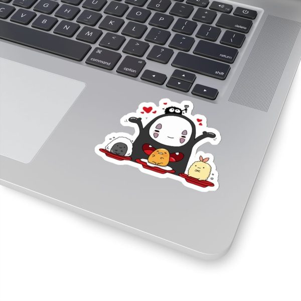 Miyazaki's Spirited Away - Spirited Away Lovely No Face Kaonashi and Friends Stickers-House Decor, kaonashi, Miyazakis Spirited Away, no face, Spirited Away