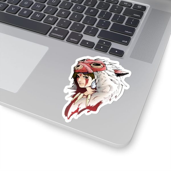 Princess Mononoke Characters - Angry Princess Mononoke Stickers-House Decor, princess mononoke, Princess Mononoke Characters